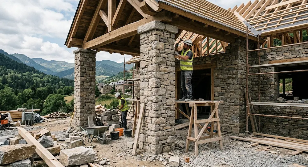 Columnas de Piedra Natural para Edificios: Diseño y Construcción